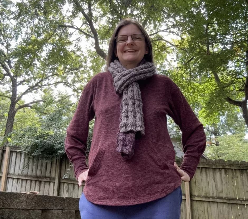 Harris Tweed Scarf Knitting Pattern